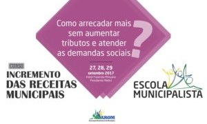 Arom promove na próxima semana seminário sobre aumento de arrecadação sem aumento de tributos