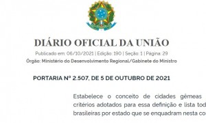 Municípios devem apresentar decretos de calamidades em função da Portaria MC 618/21