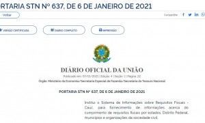 Consórcios públicos: normativas apresentam novo meio de consulta para a comprovação do cumprimento de requisitos fiscais