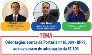 Live sobre previdência esclarece dúvidas sobre o novo prazo para adequação da EC 103 pelos RPPSs