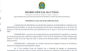 Secretaria da Previdência institui grupo para disciplinar funcionamento dos RPPS de servidores de cargos efetivos