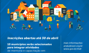 Inscrições para capacitação em desenvolvimento urbano sustentável vão até 30 de abril