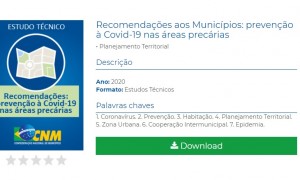 Guia simplificado orienta gestores de áreas precárias no enfrentamento do coronavírus