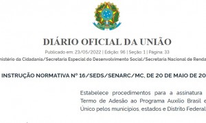 Portaria esclarece procedimentos para a adesão ao Programa Auxílio Brasil