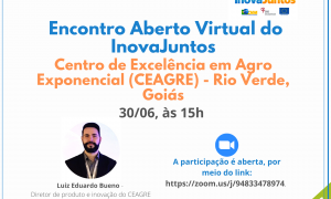 Rio Verde é o convidado do EAV InovaJuntos de quarta-feira, 30 de junho