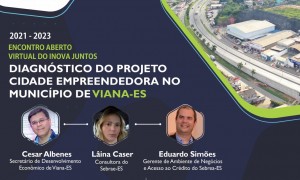 InovaJuntos: Viana (ES) apresenta experiência do Projeto Cidade Empreendedora