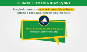 Edital busca ações de educação em saúde ambiental; confira o regramento