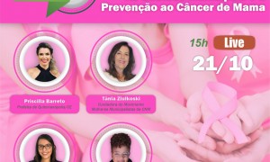 MMM participa de live da Aprece sobre Outubro Rosa; CNM reforça importância da campanha