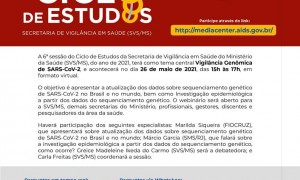 Webinário sobre vigilância genômica da Covid-19 será no próximo dia 26