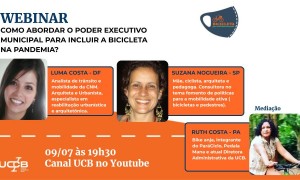 Em webinar da União de Ciclistas do Brasil, CNM alerta sobre apoio federal e uso correto de recursos