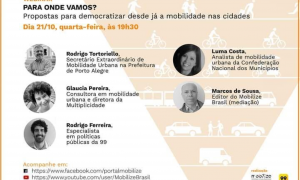 CNM participa de webinar sobre a democratização da mobilidade urbana, prevista em política nacional