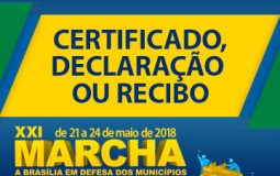 Saiba como retirar seu certificado de participação na XXI Marcha